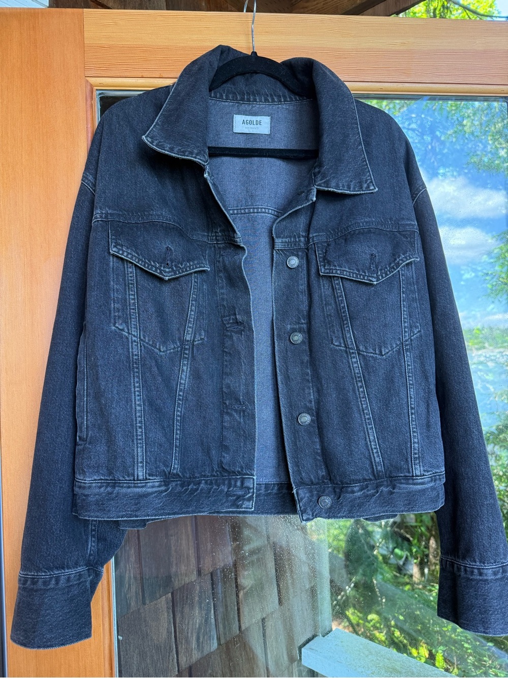 Agolde Martika Denim Jacket Size S - Picture 7 of 11